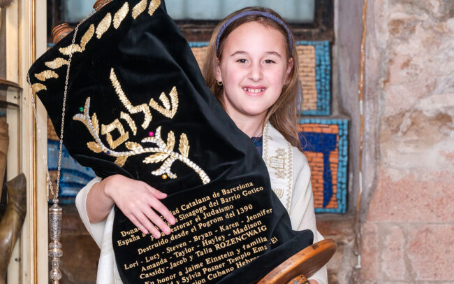 Bat Mitzvah in Synagogue Mayor Barcelona